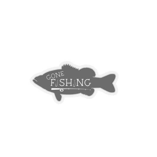 Gone Fishing Kiss-Cut Stickers